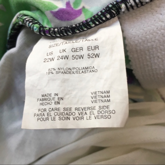 Blue-green swimsuit. - Picture 4 of 5